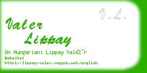valer lippay business card